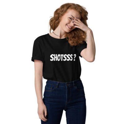 "Shots?" Unisex T-Shirt