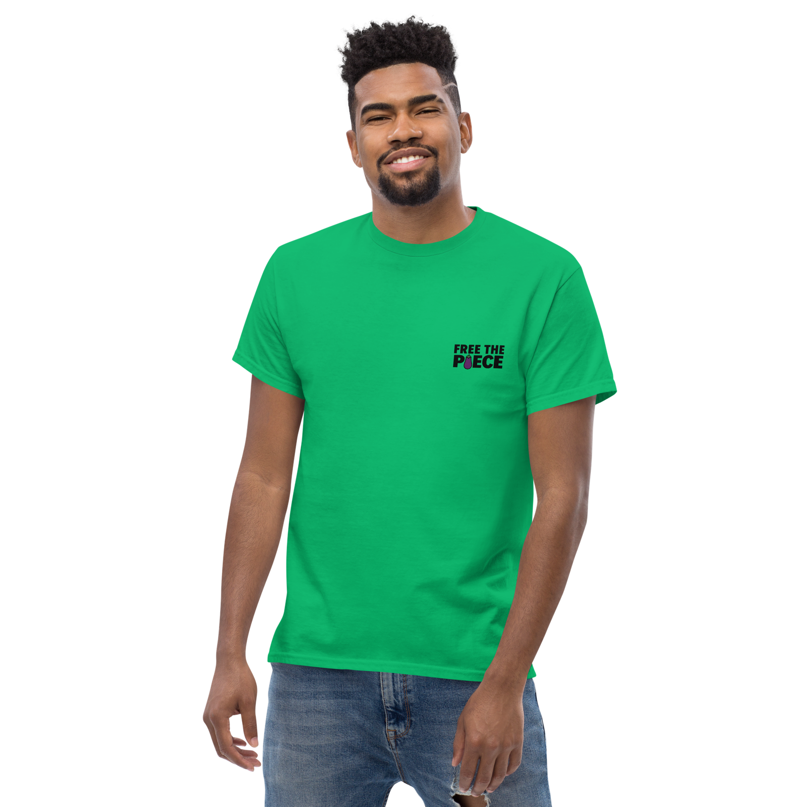 unisex-classic-tee-irish-green-front-2-694380d03c395.png